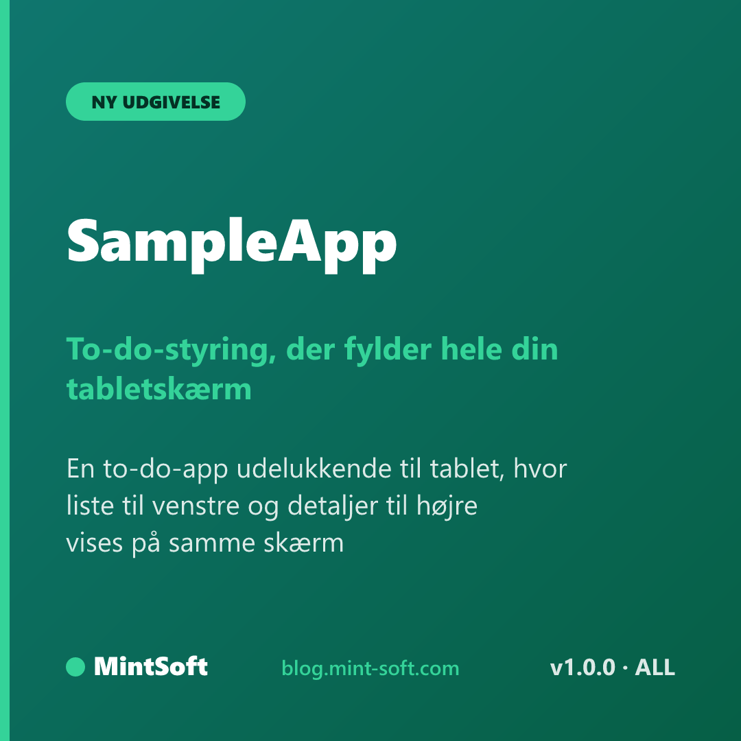 To-do-styring, der fylder hele din tabletskærm