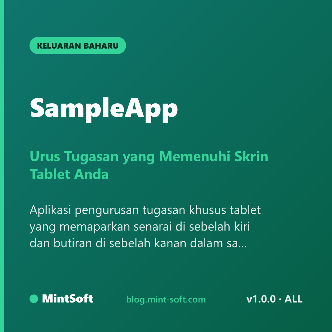 Urus Tugasan yang Memenuhi Skrin Tablet Anda